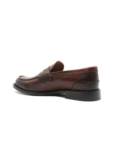 Exton mocassino elegante fondo cuoio